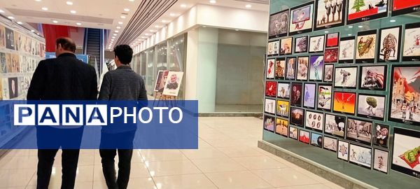 نمایشگاه جنایت رژیم صهیونیستی در غزه و لبنان به روایت کاریکاتور و کارتون 