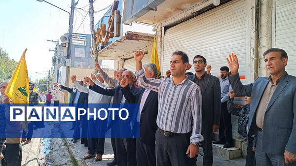 حضور پرشور مردم کهگیلویه و بویراحمد در راهپیمایی «بشارت نصر» در حمایت از مقاومت اسلامی