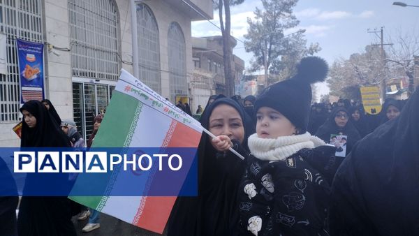 راهپیمایی یوم الله ۲۲ بهمن ماه در شهرستان خلیل‌آباد