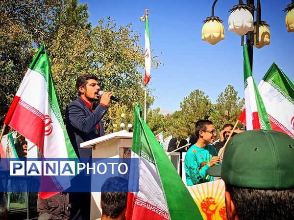 کودکانی که آزادی فلسطین را فریاد زدند