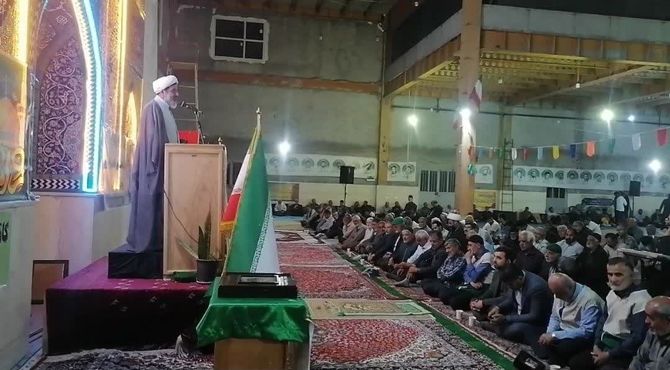 جشن دهه کرامت با حضور خادمیاران آستان قدس رضوی در دیباج