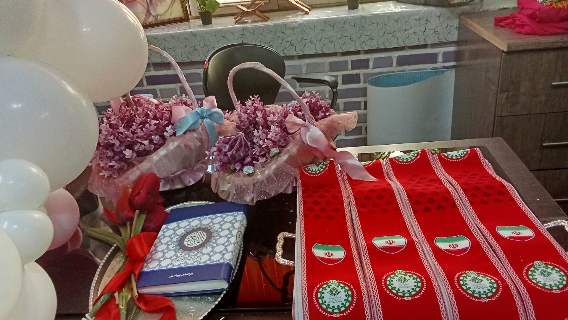  مراسم تحلیف پیشتازان در دبستان شهید غیور اصلی ناحیه ۷