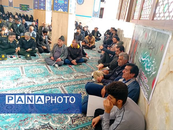 مراسم گرامیداشت حماسه 9 دی ماه و سالروز شهادت شهید حاج قاسم سلیمانی 