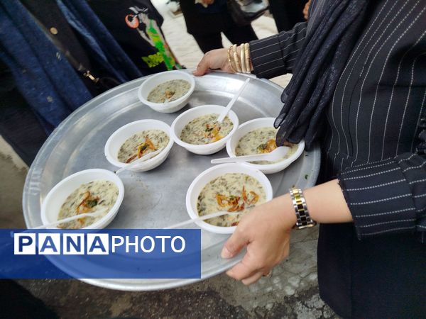 هیات عزاداری شهرستان هوراند در روز تاسوعا