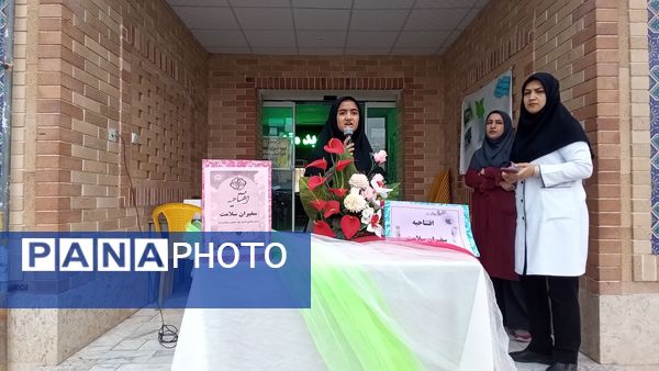 افتتاحیه سفیران سلامت دبیرستان نمونه اندیشه کاشمر 