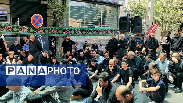 حضور قشر نوجوان و جوان در عزاداری تاسوعای حسینی