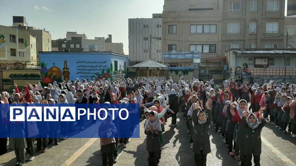 آموزش بازیافت و تفکیک زباله‌های تر و خشک در دبستان نیایش