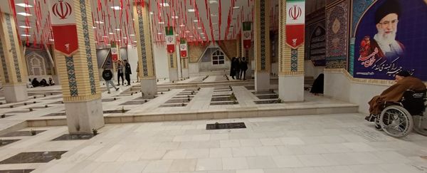 مراسم احیای شب نوزدهم رمضان در امام زاده سید عباس شهرستان بجنورد استان خراسان شمالی