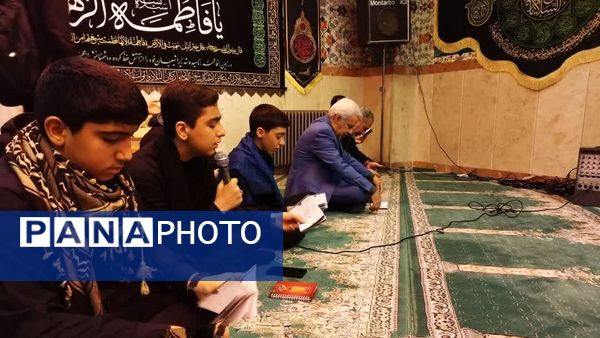 آخرین جلسه هفتگی، هیات الشهدای دبیرستان شهدای مدافع حرم منطقه ۱۰