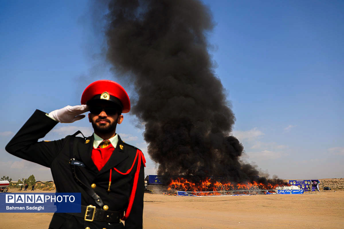 امحای ۲۰ تن مواد مخدر