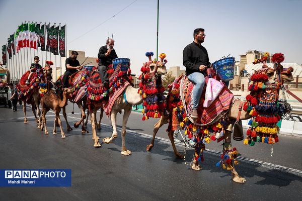 آیین سنتی کاروان عزاداری بنی اسد در تهران