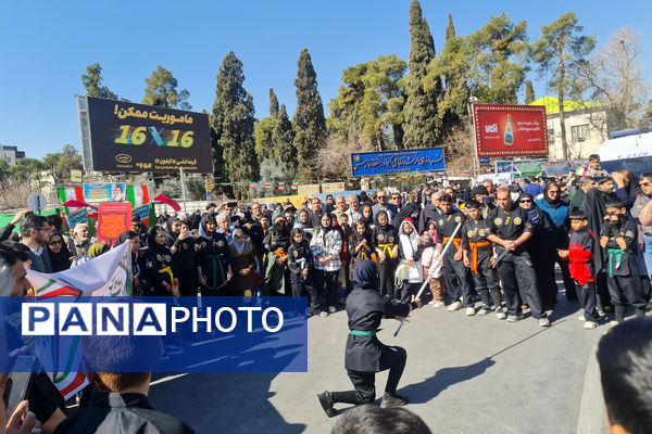 چهل و ششمین سالگرد پیروزی انقلاب  و راهپیمایی 22 بهمن در شیراز