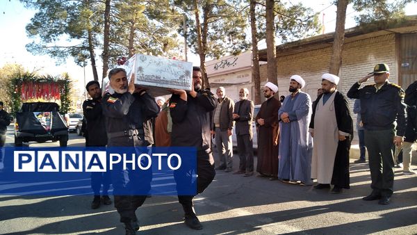 مراسم تشیع پیکر شهید گمنام در شهرستان خلیل آباد 