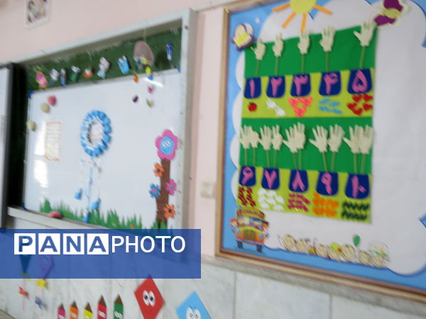 نواختن زنگ اول مهر در مدرسه شهدا فرهنگی 