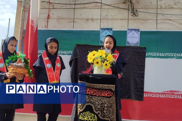 شور وشوق دانش‌آموزان در برنامه صبحگاهی مدرسه مریم بهارستان دو