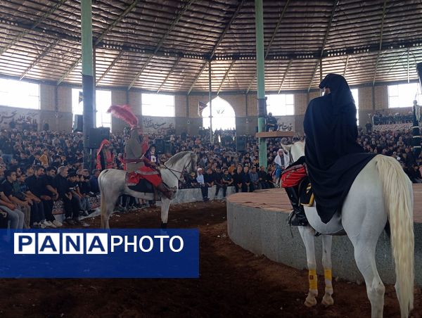 آیین سنتی شبیه خوانی اربعین حسینی در احمدآباد میانجلگه