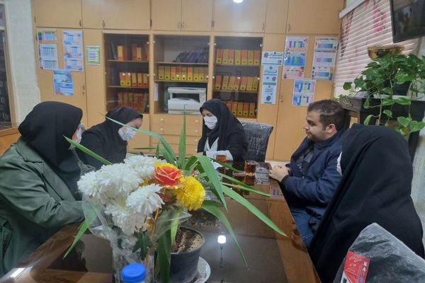 بازدید از وضعیت بهداشت و پایگاه‌های تغذیه سالم مدارس پاکدشت 