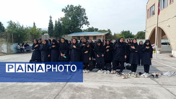 مراسم هفته مازندران و روز دانش‌آموز در دبیرستان یاران امام تیرتاش 