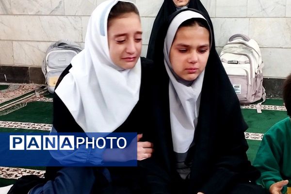 مراسم سوگواری ایام فاطمیه در دبستان موسی‌بن‌جعفر(ع) بهارستان‌دو