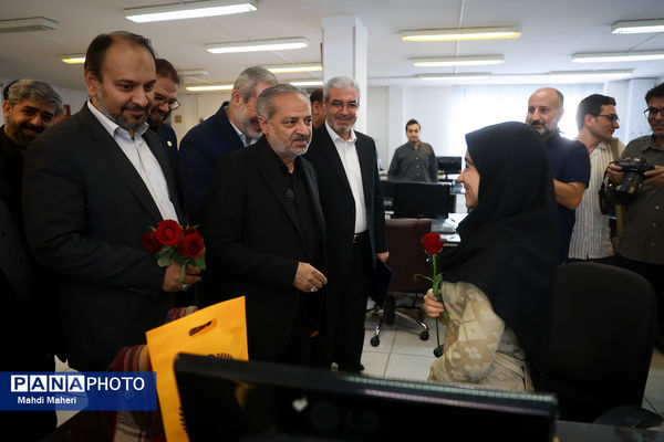 حضور وزیر آموزش و پرورش در خبرگزاری پانا به‌مناسبت روز خبرنگار