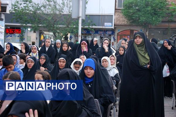 برگزاری مراسم دهه کرامت در شهر قیامدشت ری یک