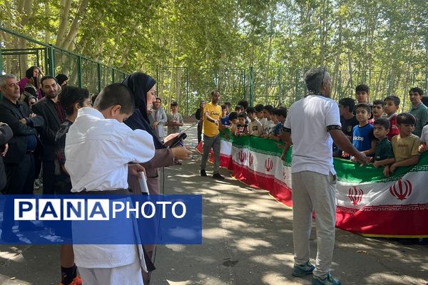 حضور دانش آموزان پویا و پر انرژی پردیس در «میدان پویا»