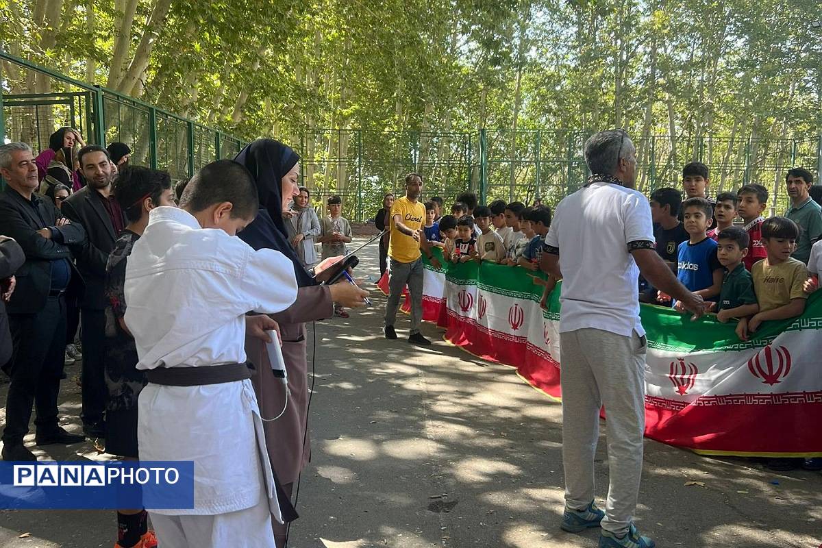 حضور دانش آموزان پویا و پر انرژی پردیس در «میدان پویا»