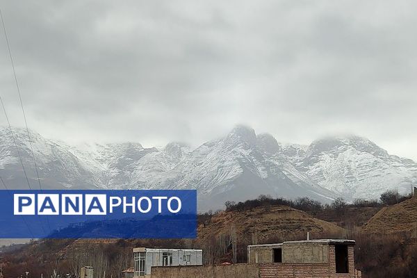 خودنمایی برف در شهر بار نیشابور