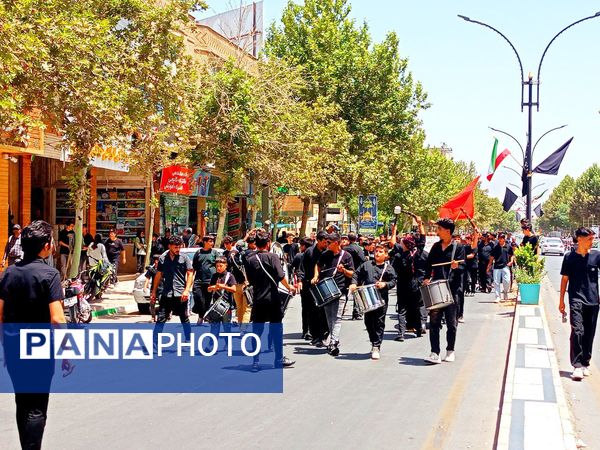 عزاداری هیأت های کاشمر در روز هفتم ماه محرم