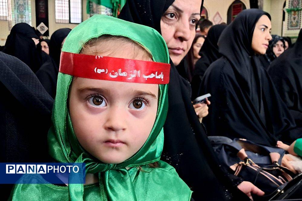 همایش عظیم شیرخوارگان حسینی در حسینیه اعظم محله جیلارد شهرستان دماوند