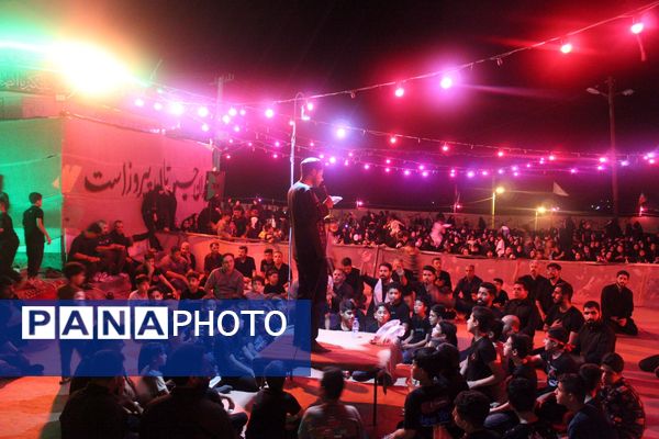 مراسم عزاداری شب هفتم ماه محرم الحرام در هیات مکتب‌‌‌الزهرا حاجی‌آباد 