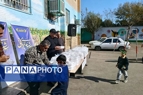 عطر عزای فاطمی در دبستان دکتر اکبری باقرشهر 