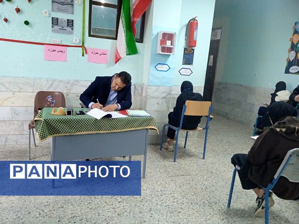 بازدید هیات کارشناسی اداره‌کل از حوزه‌های امتحانی خاتم 