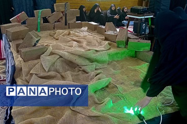 برگزاری مراسم شهادت دردانه حضرت اباعبدالله الحسین در شهرستان فیروزکوه