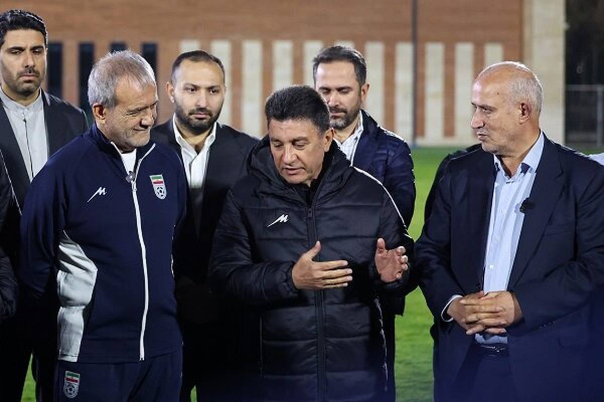 دیدار رئیس‌جمهور با بازیکنان و کادر فنی تیم ملی فوتبال