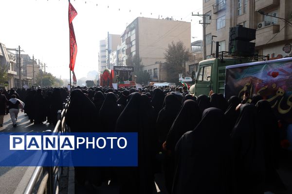 مراسم تشییع شهدای گمنام و یوم الزهرا در کرج