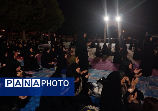 مراسم دهه اول محرم در گلزار شهدای نیشابور