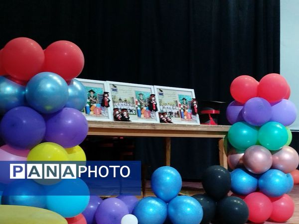 جشن باشکوه فارغ‌ التحصیلی نوگلان رنگین کمان کاشمر