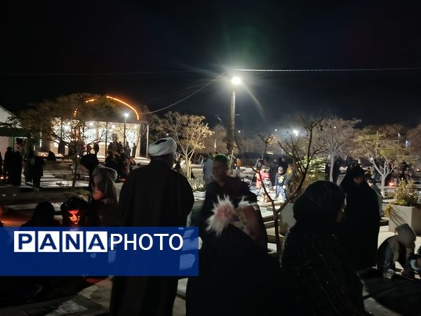 تشییع نمادین حضرت زهرا(س) در دهستان رزق‌آباد