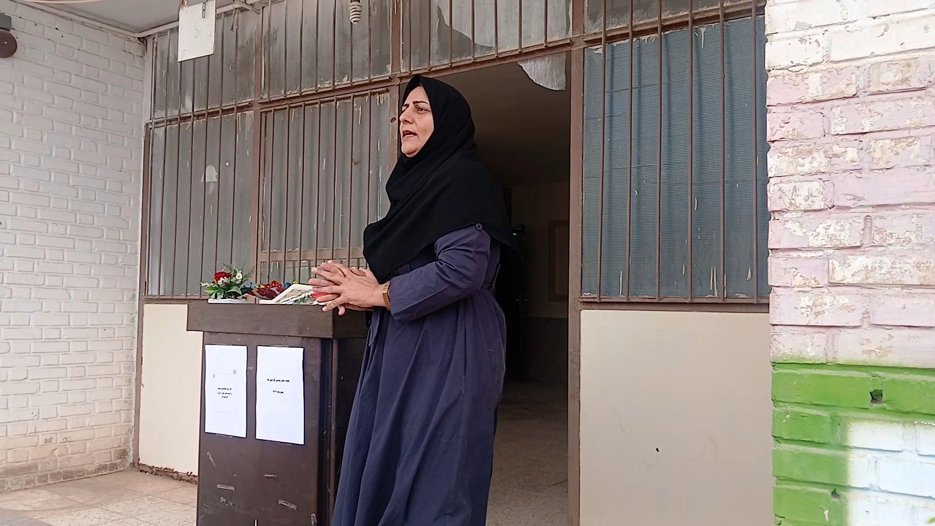 زنگ مهر و امید در مدرسه زکیه برآباد به صدا درآمد