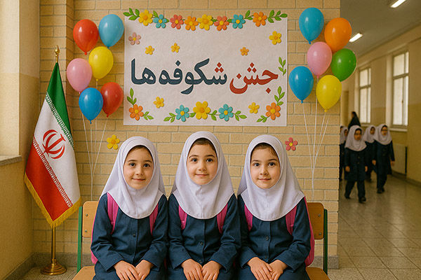 قائمشهر با جشن شکوفه‌ها میزبان نوآموزان کلاس اولی شد