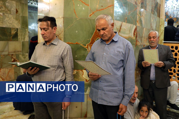 حرم کریمه اهل بیت در  شام شهادت حضرت زهرا(س)