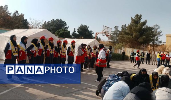  مانور زلزله در شهرستان تربت جام