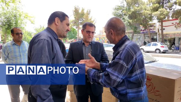 بازدید و نظارت بر بازار با حضور فرماندار و رئیس اداره صمت شهرستان کاشمر