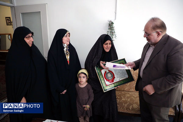 دیدار با خانواده شهید مهدی ابراهیمی