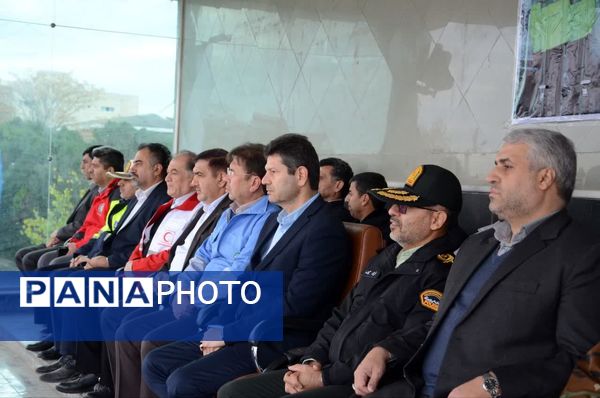 برگزاری رزمایش طرح زمستانه پلیس‌راه فرماندهی انتظامی استان گلستان