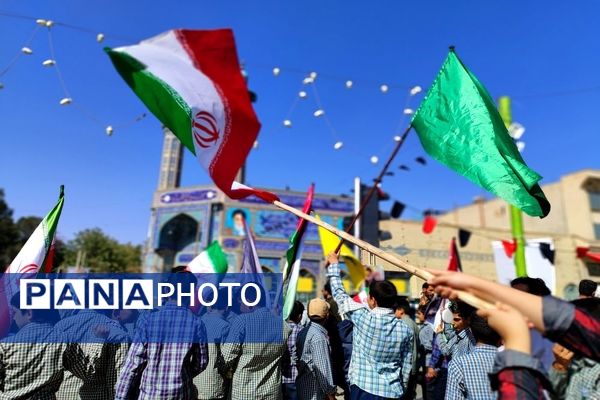 فریاد مرگ بر اسرائیل برای بار دیگر در نجف آباد 