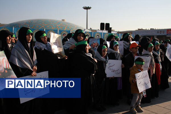 جلوه‌هایی از حضور نوجوانان قمی در رزمایش شکوه اقتدار 