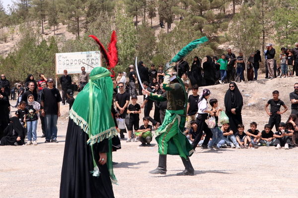 آیین شبیه خوانی عاشورای حسینی در آشخانه