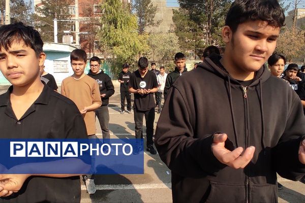 مراسم عزاداری شهادت حضرت زهرا(س) در مدارس کهریزک 